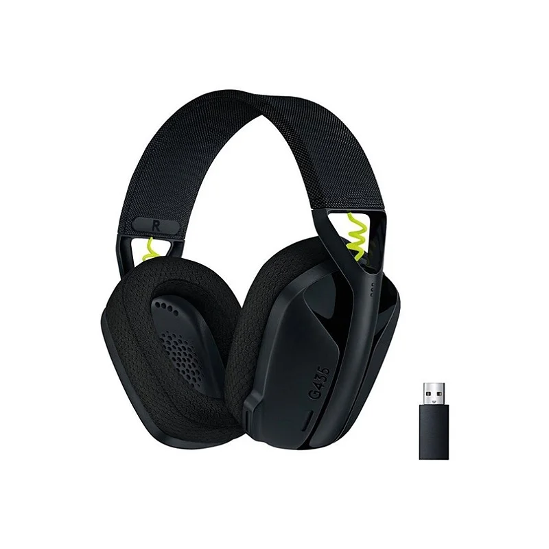 Austiņas bezvadu spēļu LOGITECH G435 black Austiņas bezvadu spēļu LOGITECH G435 black