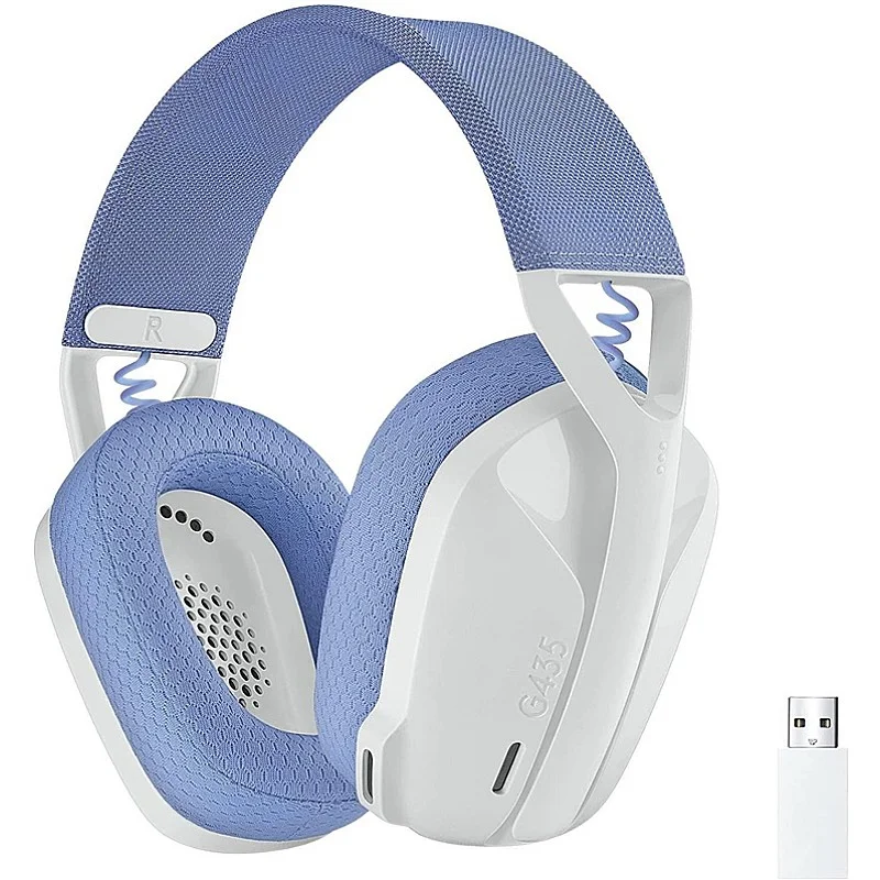 Austiņas bezvadu spēļu LOGITECH G435 white Austiņas bezvadu spēļu LOGITECH G435 white