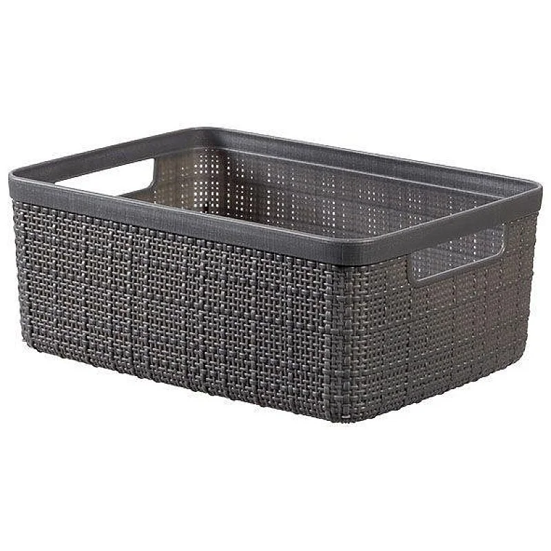 JUTE SMALL BASKET DEEP SHADOW