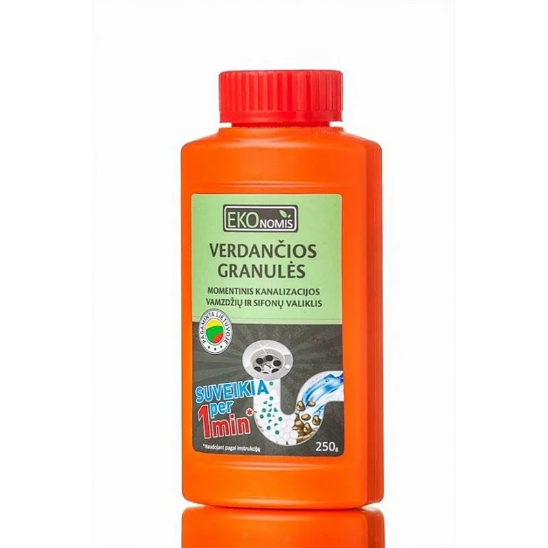 Sifona un kanalizā tīr Ekonomis VERDANČIOS GRANULĖS®.250g