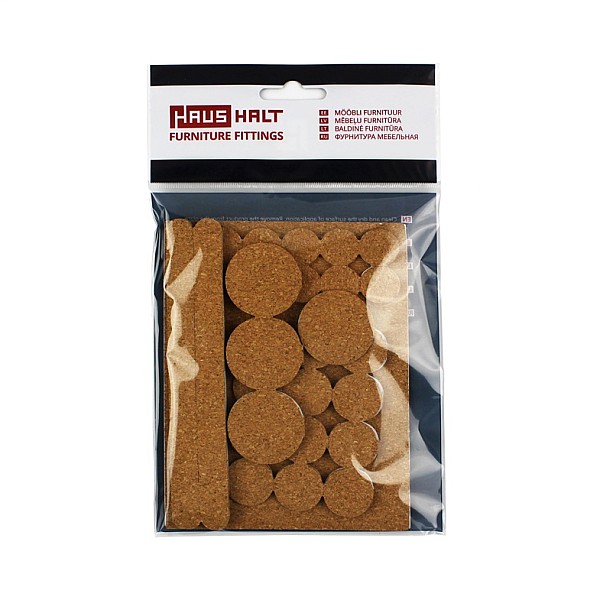 CORK FURNITURE PADS MIX. 38 PCS.HAUSHALT