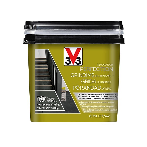 PAINT FLOOR PERF DARK GRAFITE 0.75L