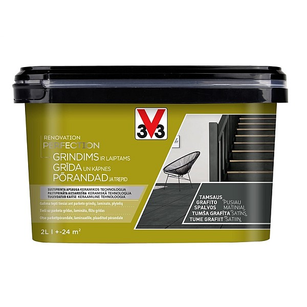 PAINT FLOOR PERF DARK GRAFITE 2L