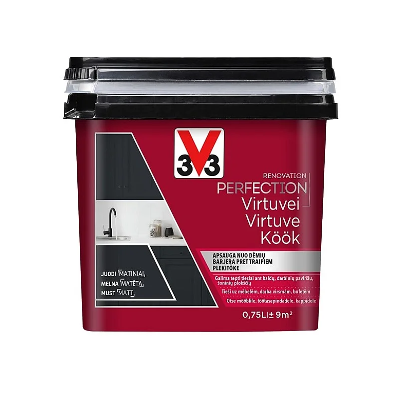 PAINT KITCHEN PERF BLACK 0.75L