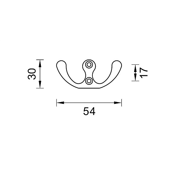 HANGER FURN WK19 MAT NI (10/100)