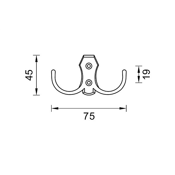 HANGER FURN WZ89 MAT NI (10/100)