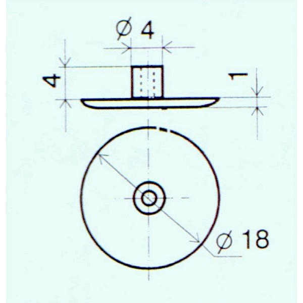 Vāks Haushalt DE1/S1. 18 mm. 100 gab.