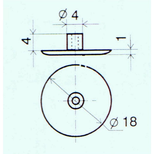 Vāks Haushalt DE1/S29. 18 mm. 100 gab.