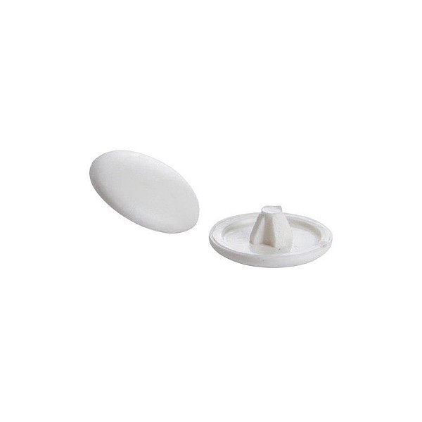 WOOD SCREW LID DM/S1 WHITE 12MM (100) HH