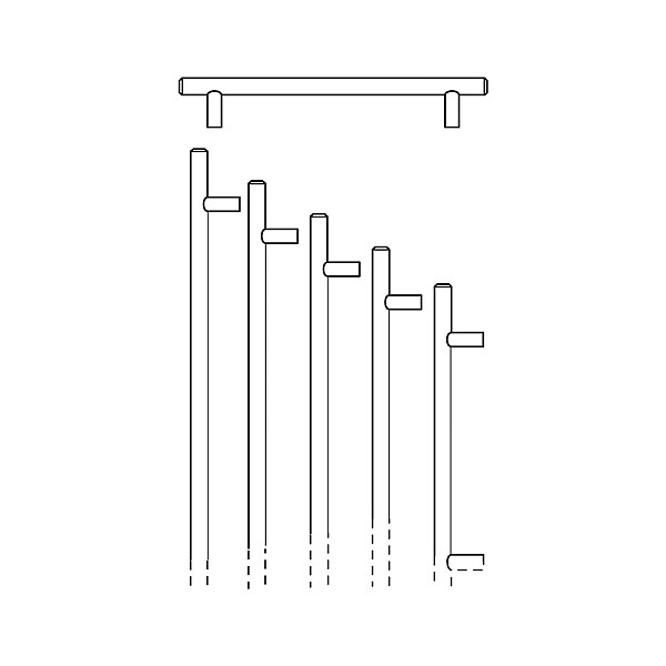 FURNITURE HANDL 96MM 7-891H.96.29 SS