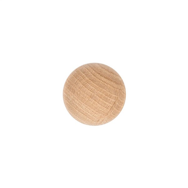 FURNITURE KNOB D30 7-259.90 LAQ BEECH