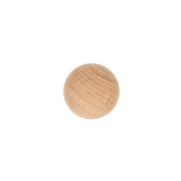 FURNITURE KNOB D40 7-260.90 LAQ BEECH