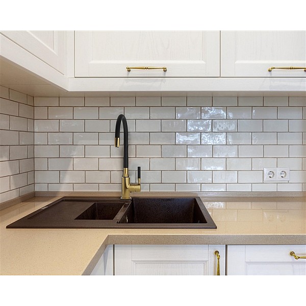 KITCHEN MIXER GLAMOUR FLEXBLACK/GOLD