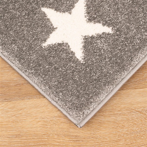 CARPET KIDS 9562A_L5325 1.4X2 GREY STARS