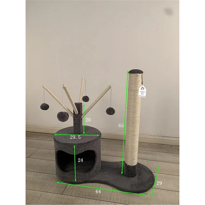 Skrāpis kaķiem Höppy. 65 cm x 30 cm x 68 cm Skrāpis kaķiem Höppy. 65 cm x 30 cm x 68 cm