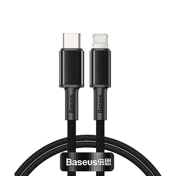 Laidas BASEUS USB TypeC M. Lightning M. 2m juodas CATLWJ-A01