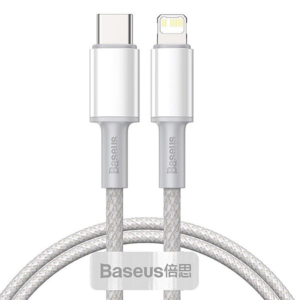 Vads BASEUS USB Type C M. Lightning M. 1m pelēks CATLGD-02