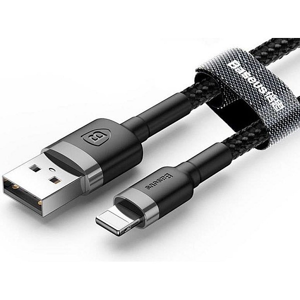 BASEUS CABLE USB-A TO LIGHTNING 1M GRAY