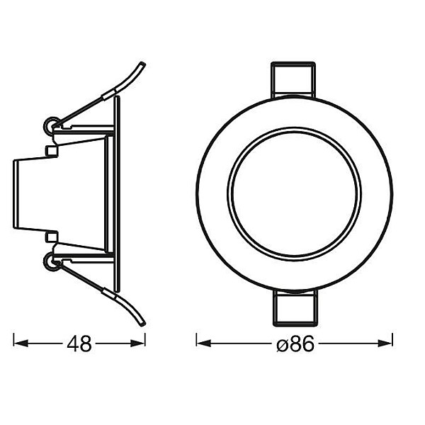 SMART WIFI SP 86MM 100DEG RGB TW