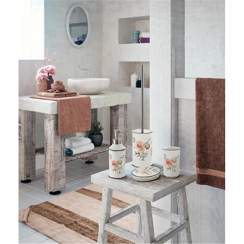 Dantų šepetėlių stiklinė GEDY CLOTHILDE CI9802. balta Dantų šepetėlių stiklinė GEDY CLOTHILDE CI9802. balta