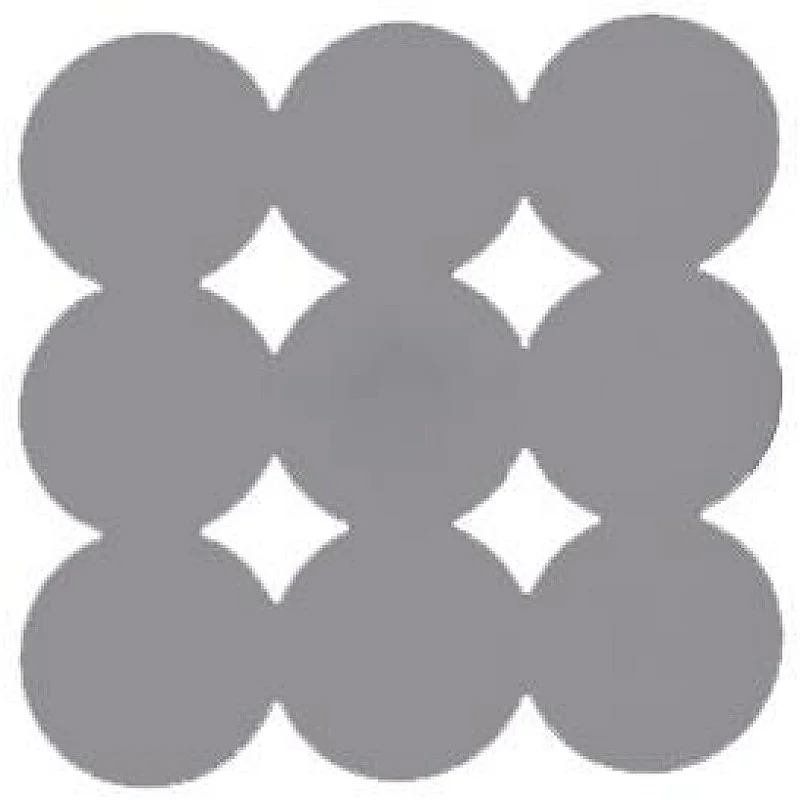 GIOTTO NON SLIP SHOWER MAT 55X55CM GREY