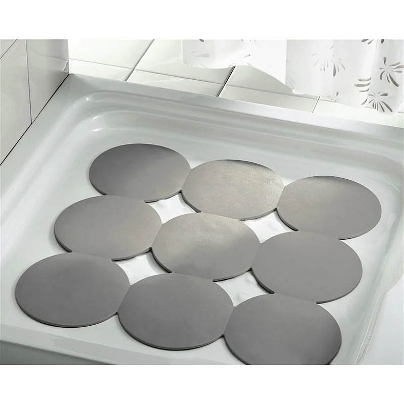 GIOTTO NON SLIP SHOWER MAT 55X55CM GREY GIOTTO NON SLIP SHOWER MAT 55X55CM GREY