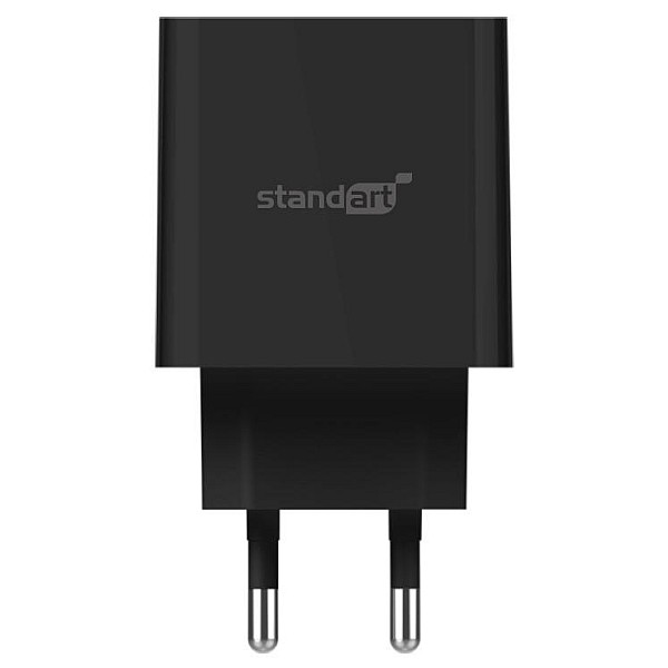 Lādētājs Standart GT-RJ334. USB. melna