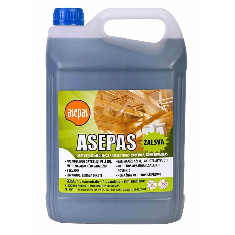 ANTISEPTICS ASEPAS GREEN 5L ANTISEPTICS ASEPAS GREEN 5L