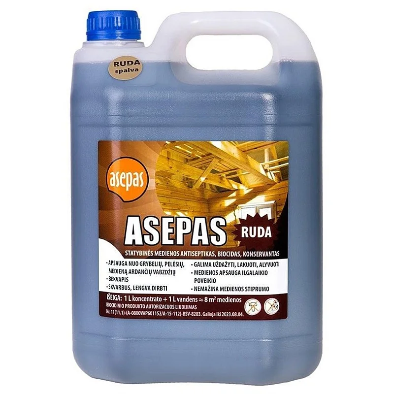 ANTISEPTICS ASEPAS BROWN 5L ANTISEPTICS ASEPAS BROWN 5L