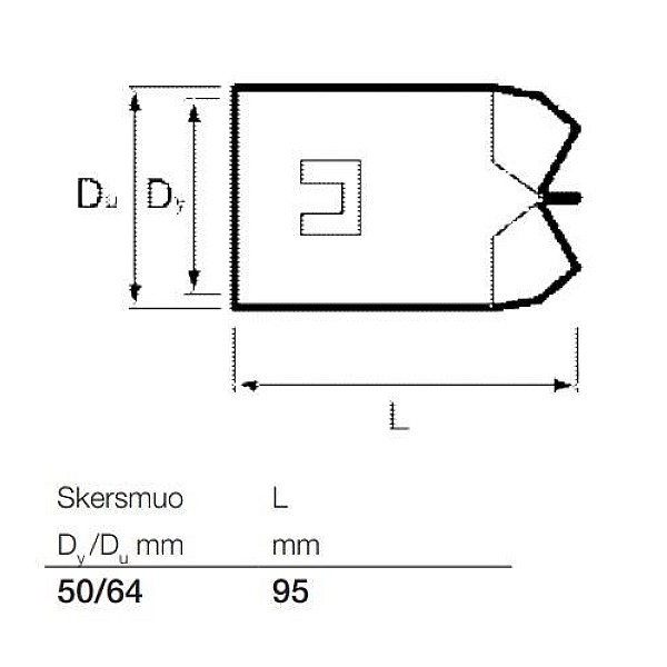 Drenažo vamzdžių aklė Wavin. Ø 50 mm