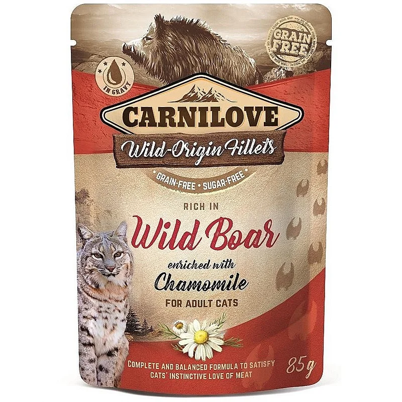 CAN FOR CAT WILD BOAR CHAMOMILE 85G
