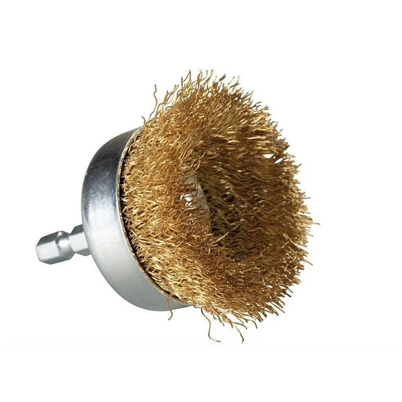 WIRE CUP BRUSH (BRASS COATED) WIRE CUP BRUSH (BRASS COATED)