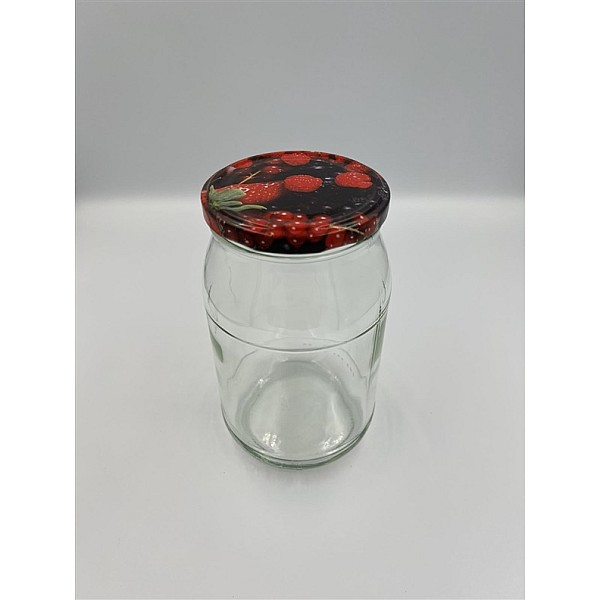 JAR 720ML WITH LID 82MM 6PCS