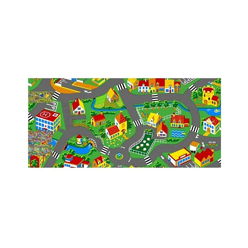 MAT LITTLE VILLAGE (MULTI) 1.4X2.0