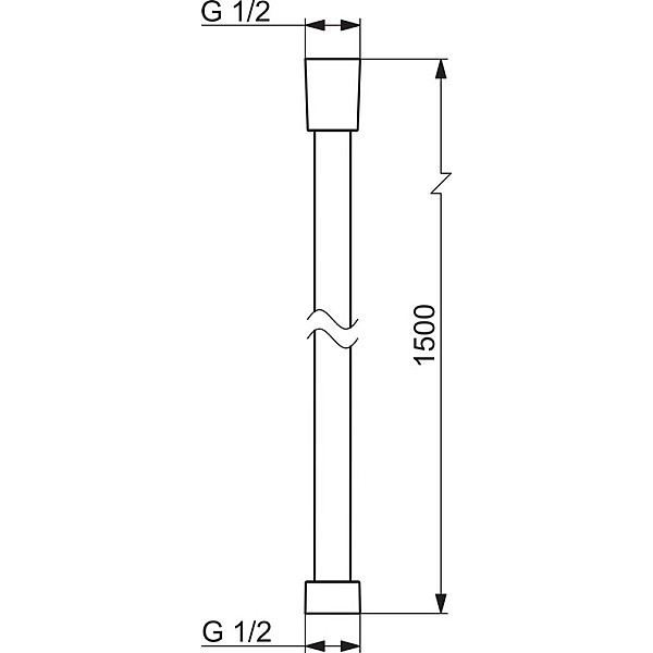 SHOWER HOSE 150CM ORAS 241004