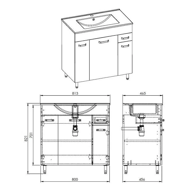 KOMPL.NIKA 80 AR 3 DURV. VIENU ATV. IZL. KOMPL.NIKA 80 AR 3 DURV. VIENU ATV. IZL.