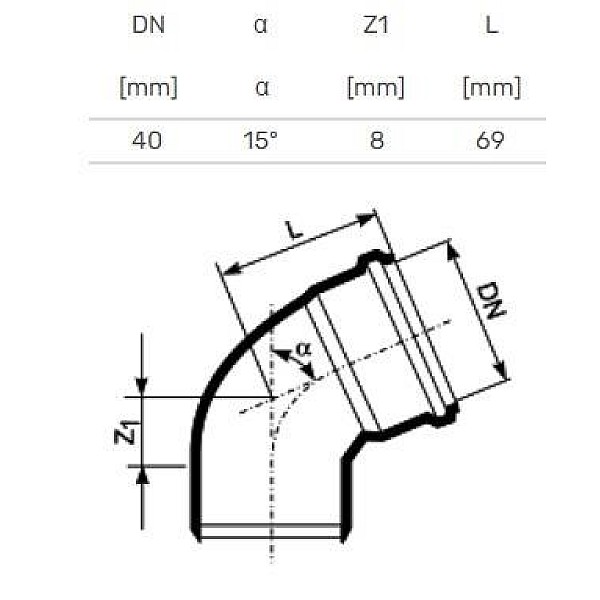 ELBOW INTERNAL D40/15