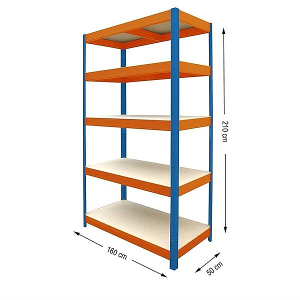 STORAGE SHELF 210X160X50CM 400KG