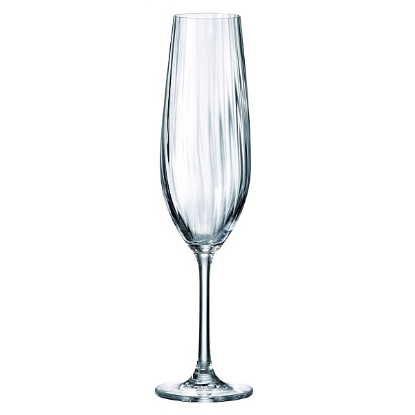 Šampanieša glāze Bohemia Royal Crystal SARAH 0.26 l. 6 gab.