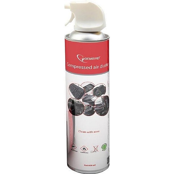 COMPRESSD GAS AIR DUSTER 600ML GEMBIRD