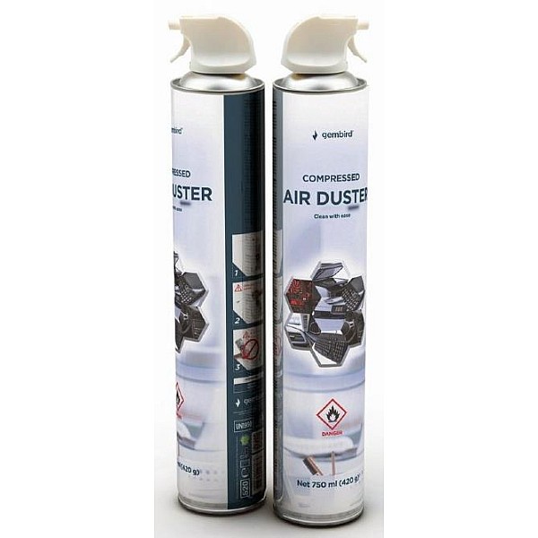 COMPRESSD GAS AIR DUSTER 750ML GEMBIRD