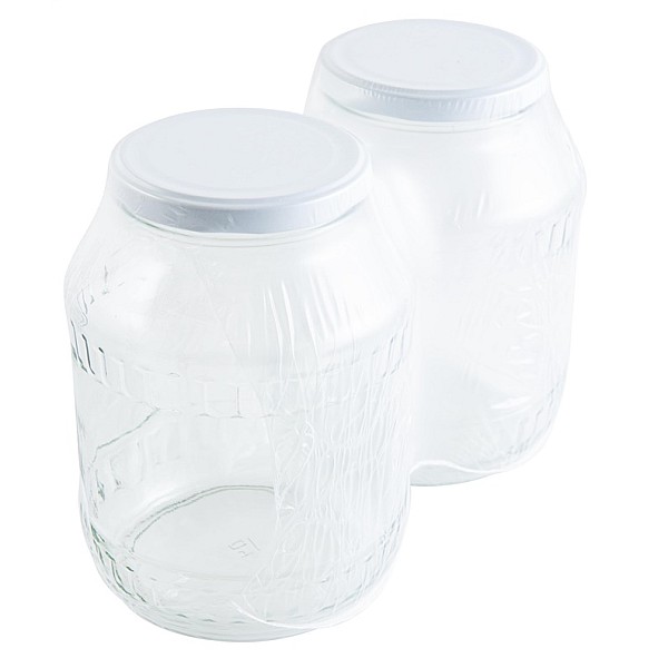 JAR 1700ML WITH LID 89MM 2PCS