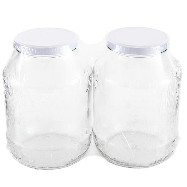 JAR 2650ML 2PCS WITHOUT LID 100MM