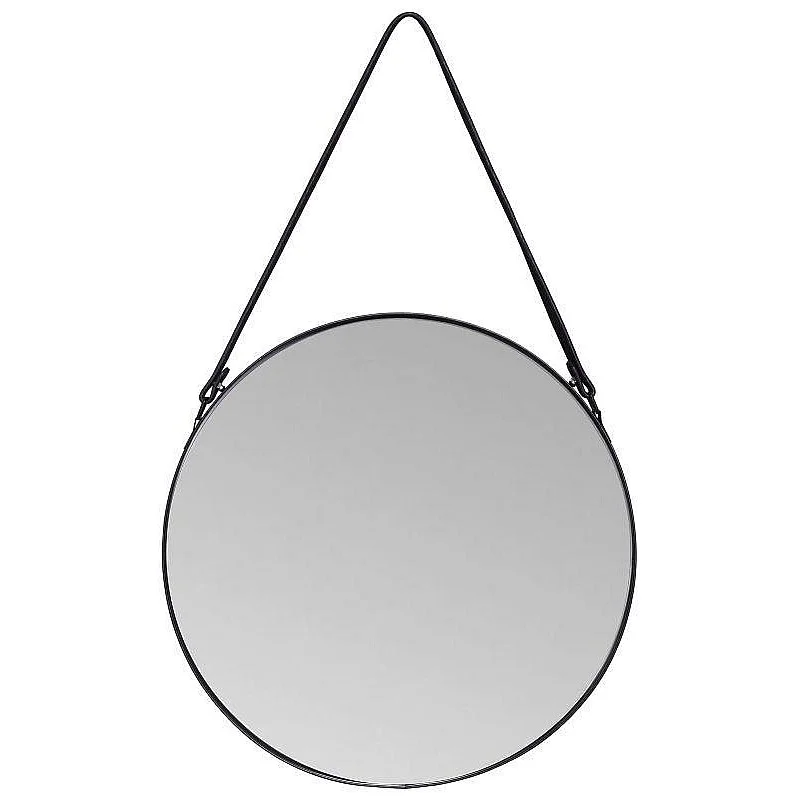 APAĻŠ SPOGULIS PERITO AR MELNU RĀMI 60CM