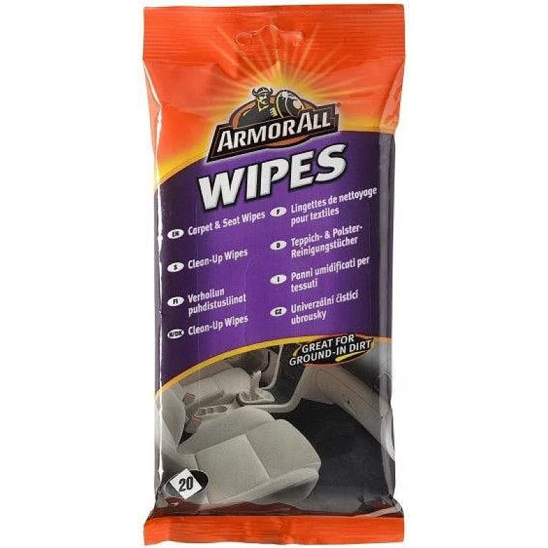 ARMORALL CARPET & SEAT WIPES 20 PCS