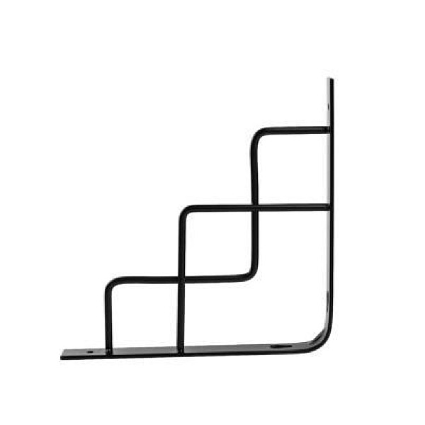 SHELF BRACKET 200X200 BLACK HH81718