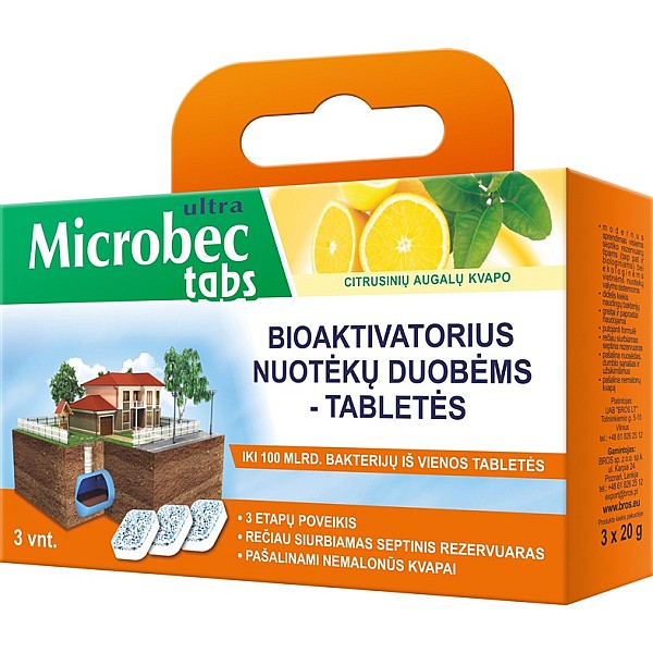 Bioaktivatorius nuotėkų duobėms tabletės. 3vnt