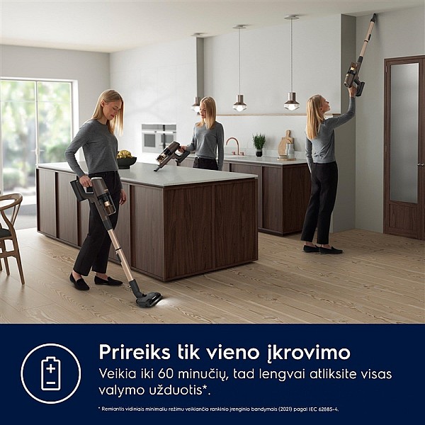 Belaidis dulkių siurblys Electrolux 800. EP81U25ULT