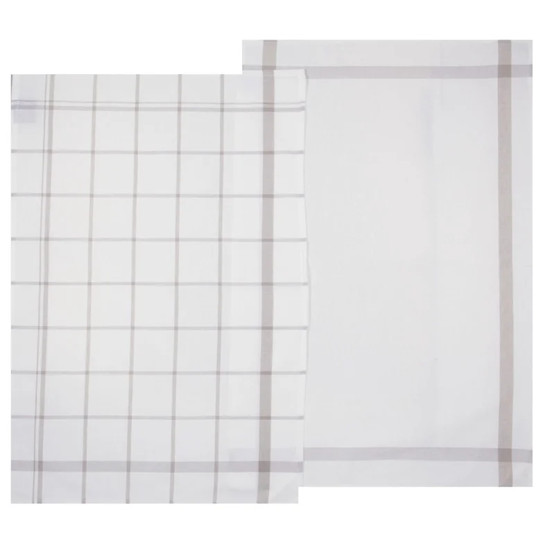 Virtuves dvielis Atmosphera. balta/pelēka. 45x70 cm. 2 gab.