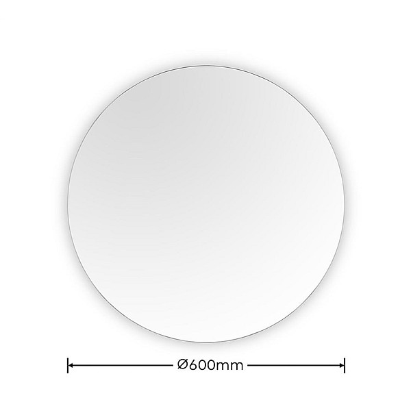 LUNA MIRROR WITH LED LIGHT 60CM